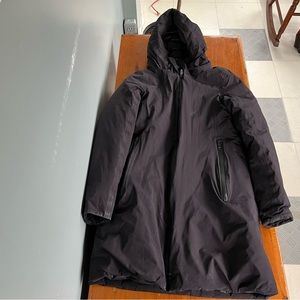 M0851 black down winter parka